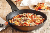 BRA Efficient Aluminium Frying Pan, 20 cm, Cast, Black