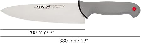 Arcos Colour Proof Series - Chef Knife 8" - Nitrum Stainless Steel Blade