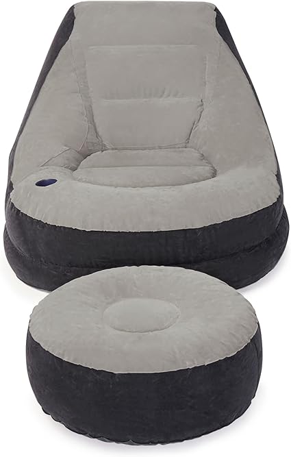 Intex - Lounge chair inflatable grey/black