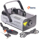 Ibiza LSM900W 900W Smoke Machine with Remote Control Black and Grey