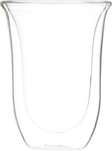 Delonghi 5513214611 Latte Macchiato Thermo Glasses - Pack of 2,Transparent