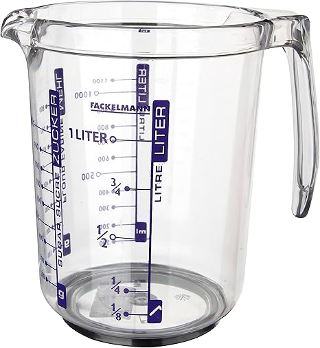 Fackelmann 41355 Professional Measuring Jug 1 L SAN Plastic