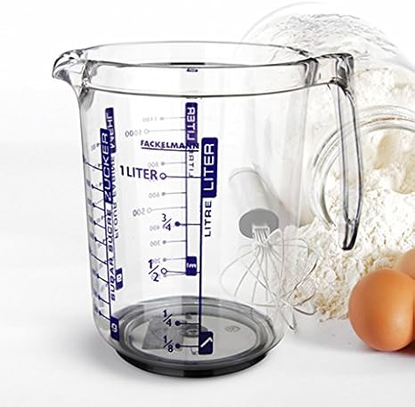 Fackelmann 41355 Professional Measuring Jug 1 L SAN Plastic