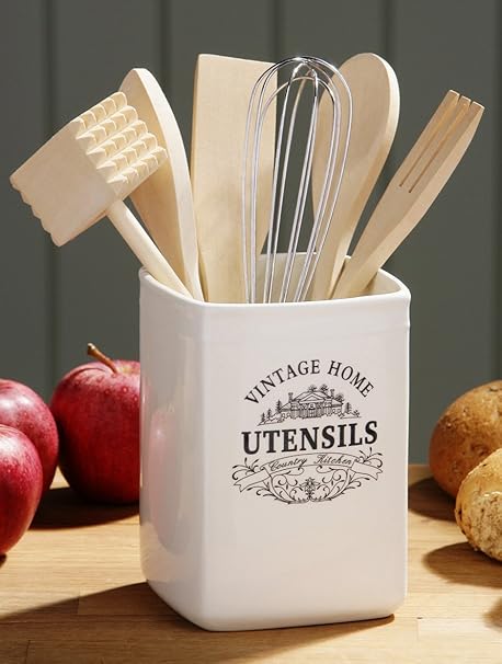 Premier Housewares Cutlery Organiser Cream