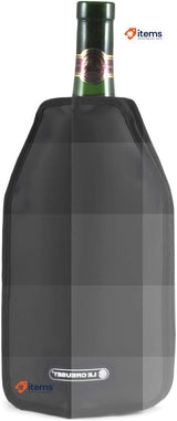 Le Creuset Wine Accessories Wine Bottle Cooler Sleeve- Black