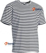 MFH Men's 00109 Pull On Round Neck T-Shirt Medium White-blue
