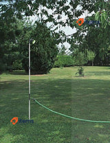 Ribimex Telescopic Garden Shower To Spike Or Tripod, Swivel Head Green/Grey 1