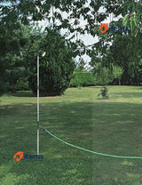 Ribimex Telescopic Garden Shower To Spike Or Tripod, Swivel Head Green/Grey 1