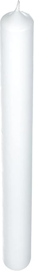 Rayher Plain White Taper Candle for First Communion White