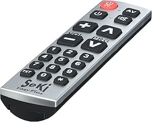 SeKi Easy Plus Universal Remote Control with Learning Function Silver/Black