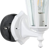 EGLO Laterna 5 Outdoor Lamppost, Pier Mount Exterior Light White