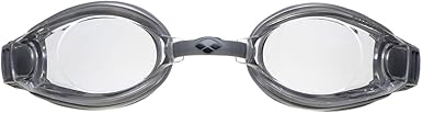 Arena Zoom X-Fit Goggles Silver Clear Swimming Glasses