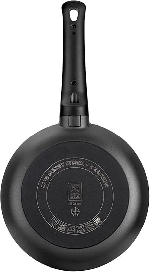 Braisogona A281222 Efficient Frying Pan, 22 cm, Orange