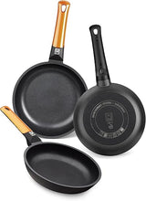 Braisogona A281222 Efficient Frying Pan, 22 cm, Orange