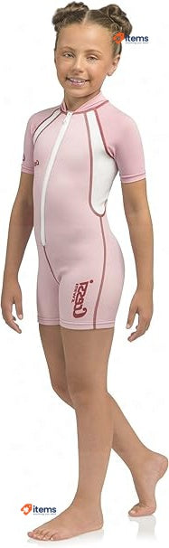 Cressi Bodysuits For Girls - Gir Pink White Boy S Shorty Neoprene Snorkelling M