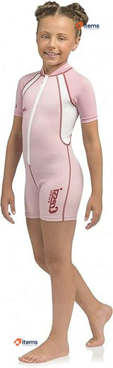 Cressi Bodysuits For Girls - Gir Pink White Boy S Shorty Neoprene Snorkelling M