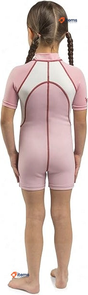 Cressi Bodysuits For Girls - Gir Pink White Boy S Shorty Neoprene Snorkelling M
