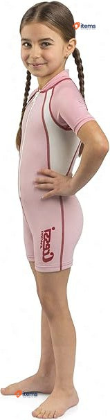 Cressi Bodysuits For Girls - Gir Pink White Boy S Shorty Neoprene Snorkelling M