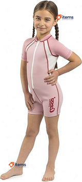 Cressi Bodysuits For Girls - Gir Pink White Boy S Shorty Neoprene Snorkelling M