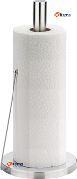 kela 16920 Kitchen Roll Holder 33.5 cm tall, Stainless steel Matte Roller blind