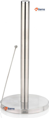 kela 16920 Kitchen Roll Holder 33.5 cm tall, Stainless steel Matte Roller blind