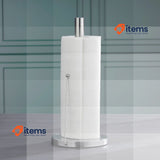 kela 16920 Kitchen Roll Holder 33.5 cm tall, Stainless steel Matte Roller blind