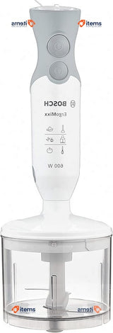 Bosch Stabmixer Stainless Steel Moxer With Suring Cup 600W White/Grey
