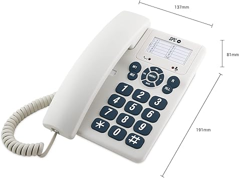 SPC 3602 telephone - telephones (Desk/Wall, White)