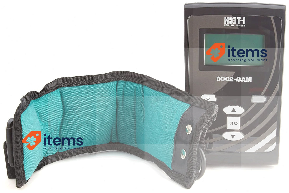 I TECH GIMA 28300 Mag 2000 Magnetotherapy, 2 Channels Black