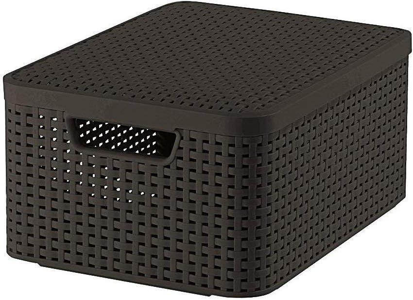 CURVER Style 205847 Storage Box Rattan Look Size M