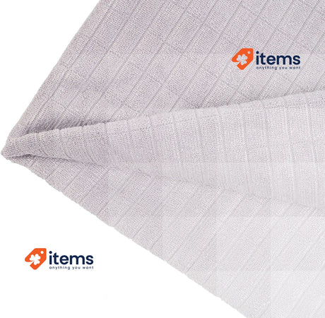 Gözze Set Of 3 Tea Towels Microfibre Cm Anthracite Dishcloths Gözze - 50 x 70 cm