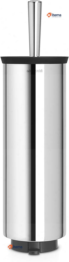 Brabantia 427169 Toilet Brush and Holder - Brilliant Steel Silver