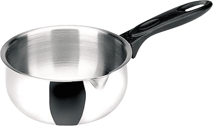 Ibili Saucepan Clásica Belly Shape 12 cm Stainless Steel/Plastic Silver/Black