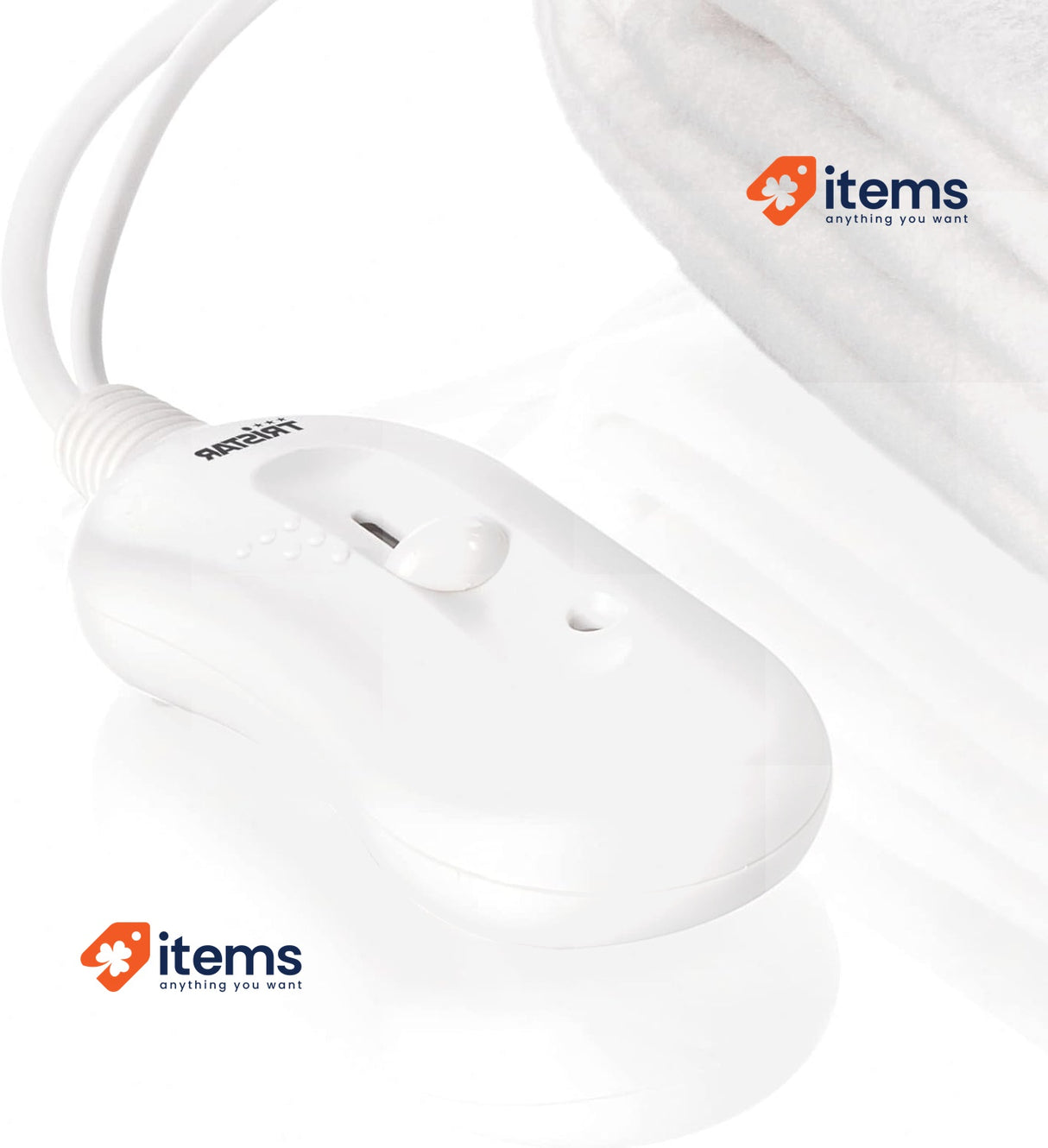 Topcom Tristar BW - 4751 Electric Blanket, 150x70 cm, 3 Heat Settings