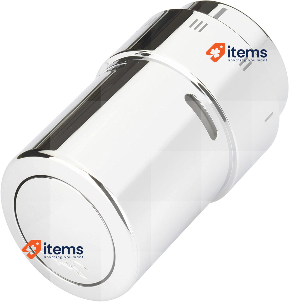 Danfoss - 013G6170 RAX Design Thermostatic Head for RA Body, Tap, Silver