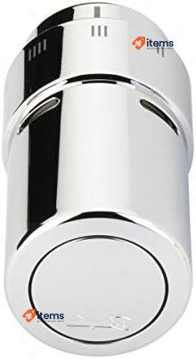 Danfoss - 013G6170 RAX Design Thermostatic Head for RA Body, Tap, Silver