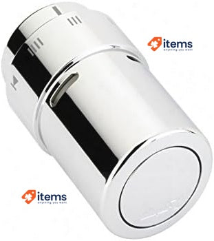 Danfoss - 013G6170 RAX Design Thermostatic Head for RA Body, Tap, Silver