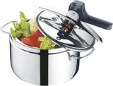 Barazzoni Basic Model Pressure Cooker, Diameter 22 cm Silver