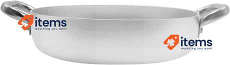 Agnelli Professional Aluminium 3 Mm.Omelette Pan with 2 Handles Diameter 26 Cm.