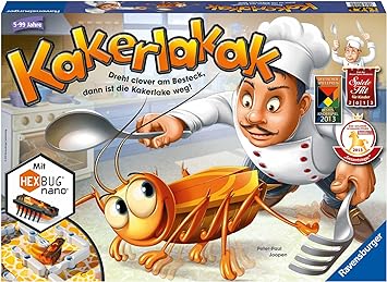 Ravensburger 22212 4 "Kakerlakak" Game For Kids & Adults Multicolor