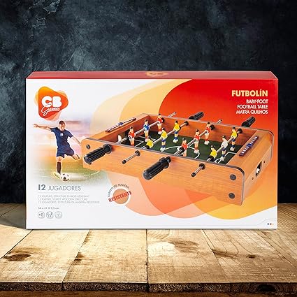 COLORBABY CB Games - Hardwood body Table football, 12 players 6 years (28513)