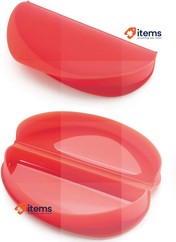 Lékué 250 ml Microwave Omelette Maker Platinum Silicone Red <p>Prepare tasty