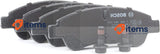 Bosch BP318 - Brake Pads Car Front Axle Reduced Noise And Dust 1 Set Of 4 R90
