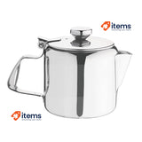 Olympia K677 Concorde Tea Pot Stainless Steel 410ml | 14oz, Silver , Pack of 1