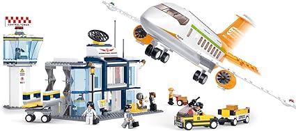 Sluban M38-B0367 Airport Building Bricks Set, Multi-Colour