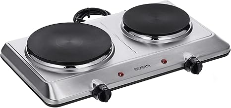 SEVERIN Hob Stove with double electric plate from 15cm and 18cm 2500W