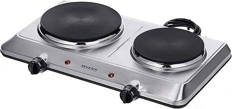 SEVERIN Hob Stove with double electric plate from 15cm and 18cm 2500W