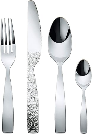 Alessi MW03S24 Dressed Potato Service, Stainless Steel 18/11, Set of 24 Pieces