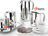 Bra Stainless Steel 4 Cups Coffee Maker Braisogona Braisogona Bella Silver 4cups