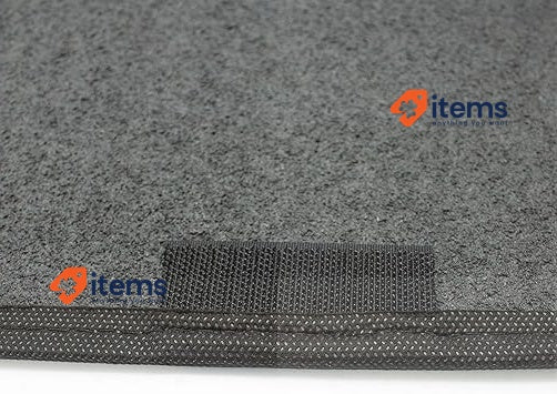 Pool Line 964N1.1609 - Set tappetini, colore: nero